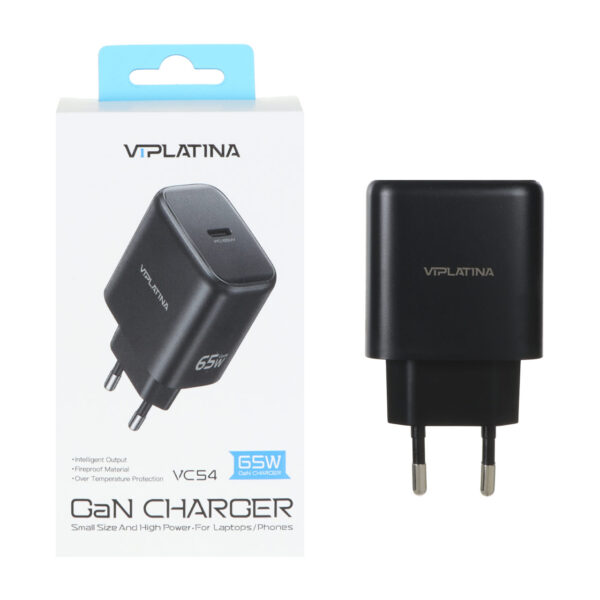 شارژر دیواری 65واتی وی آی پلاتینا VIPLATINA VC54