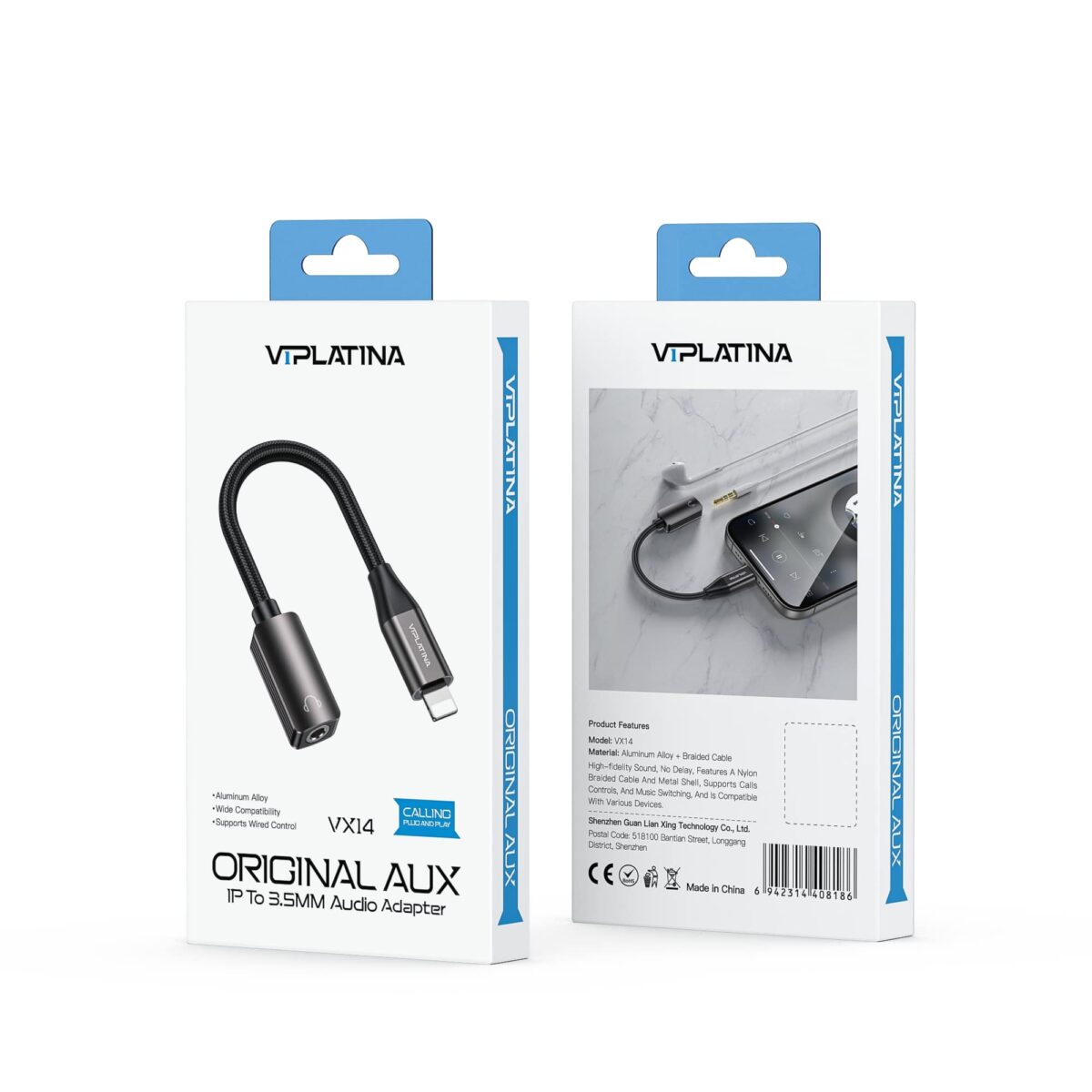 تبدیل Aux لایتنینگ وی آی پلاتینا VIPLATINA VX14