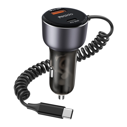 شارژر فندکی فست شارژ یسیدو YESIDO Y56 60W PD+QC3.0