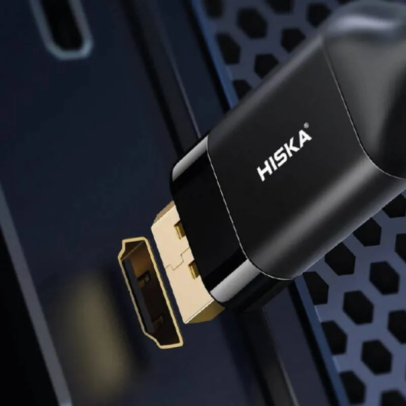 کابل HDMI کیفیت 8K طول2متر هیسکا مدل HISKA HD02