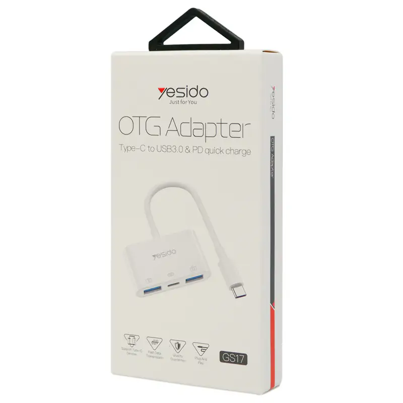 مبدل چندکاره OTG تایپسی یسیدو YESIDO GS17