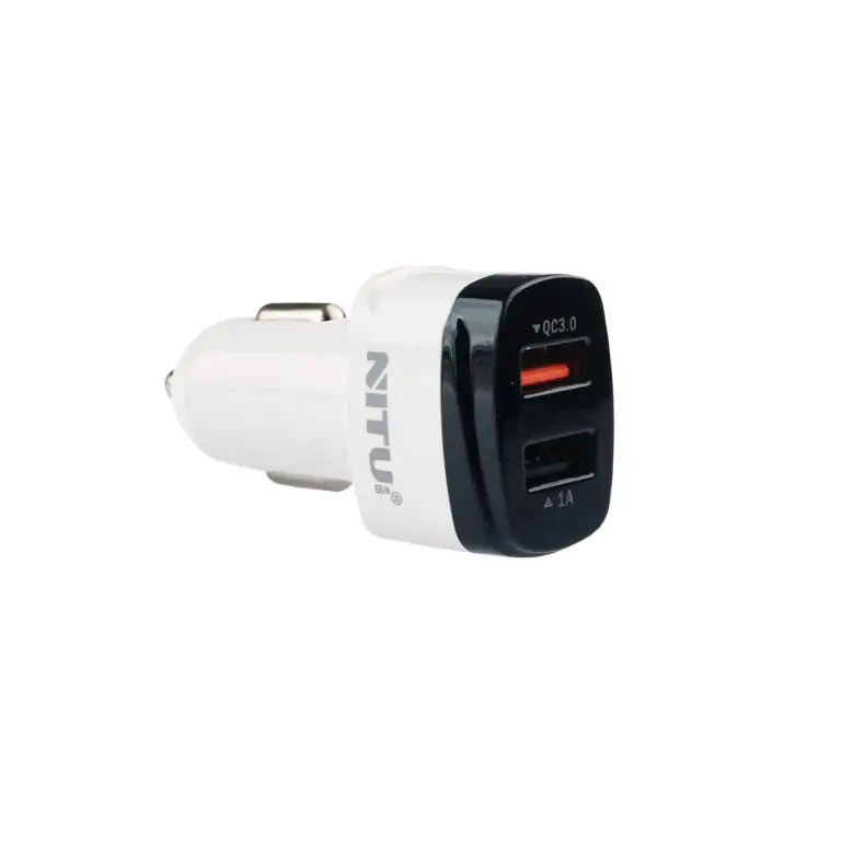 شارژر فندکی فست شارژ 2 پورت NITU نیتو NT-CC835F