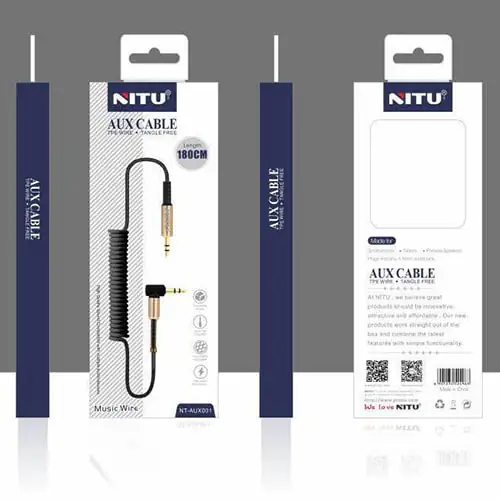 کابل Aux نیتو NITU NT-AUX001 طول 2 متر