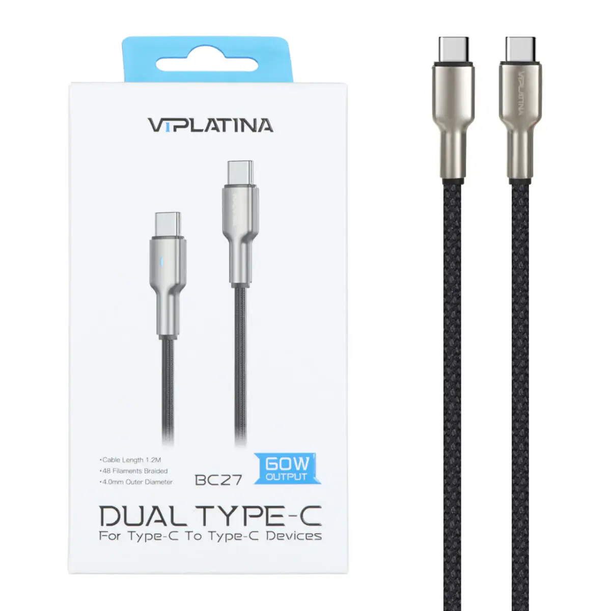 کابل تایپسی به تایپسی 60واتی وی آی پلاتینا VIPLATINA BC14