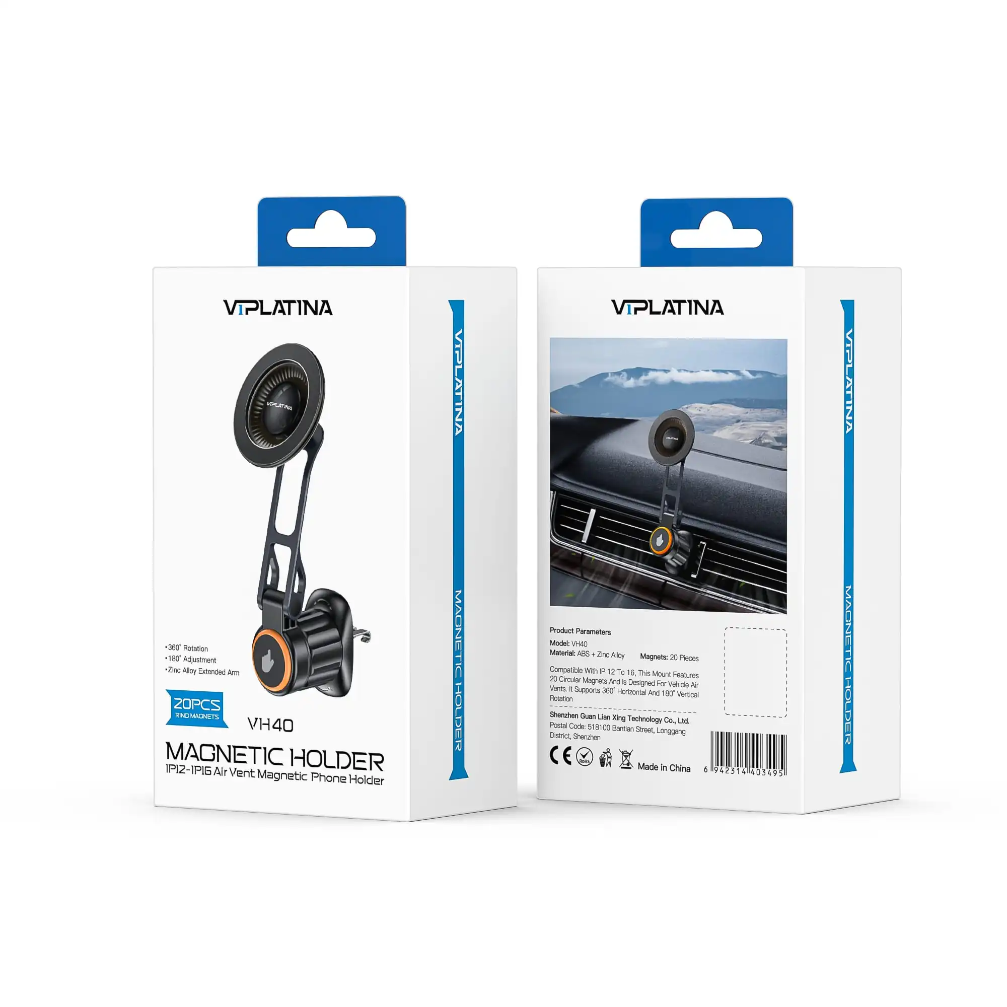 هلدر مگنتی وی آی پلاتینا VIPLATINA VH40