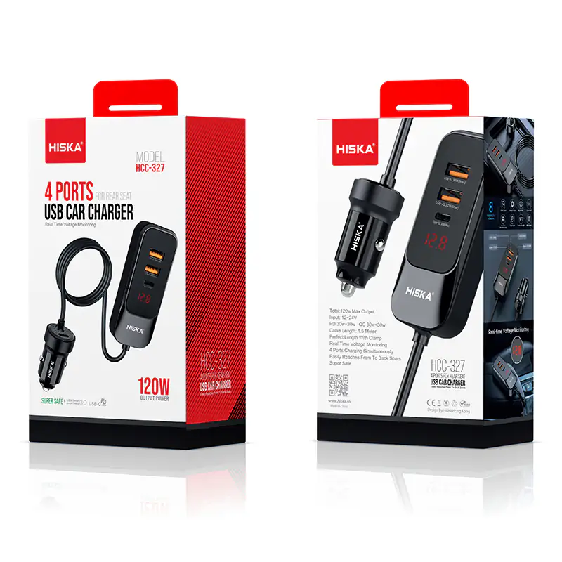 شارژر فندکی هیسکا مدل HCC-327