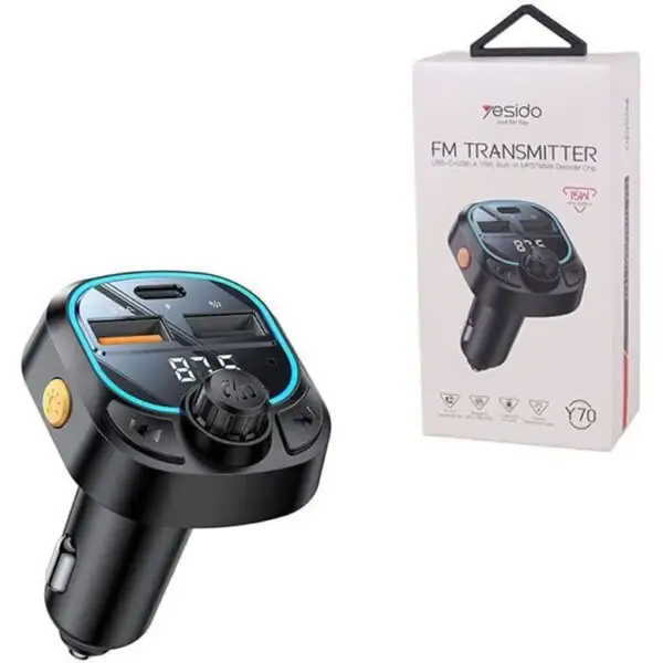 شارژر فندکی یسیدو مدل YESIDO-Y70